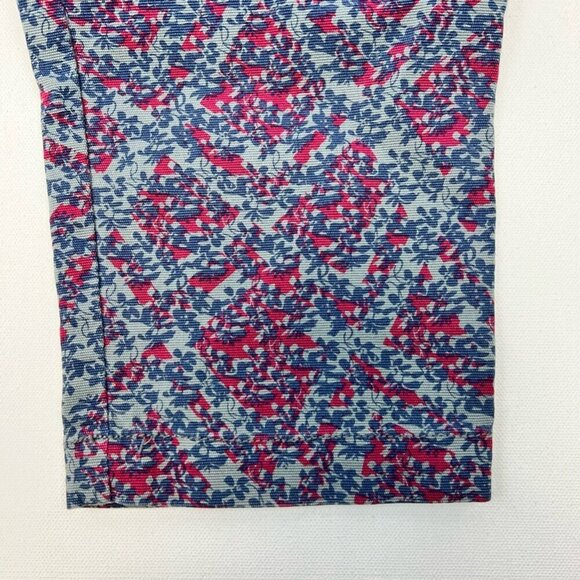 Cabi Womens Palm Beach Ankle Skinny Pants 806 Multicolor Floral Mid Rise Zip 8 - Picture 8 of 10
